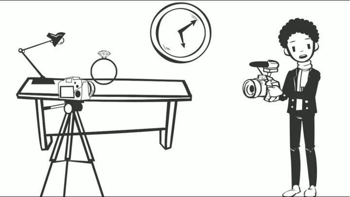 product photography tips using gemlightbox cartoon demonstration