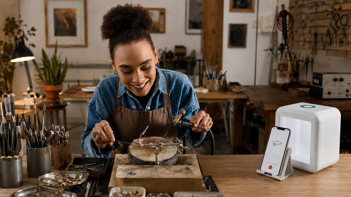 Small Studio, Big Storefront: How Solo Jewelry Makers Compete Online Without a Photography Budget