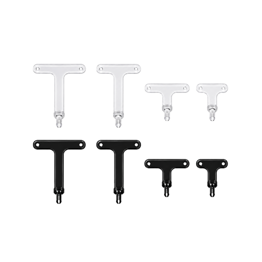 GemLightbox Earring Stand Set (Clear+Black) - 8 pcs